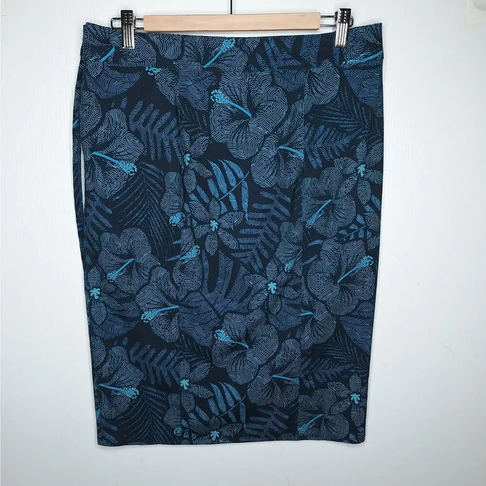 RipSkirt Hawaii Floral Tropical Wrap Skirt Midi Length 3 Swim Cover Up Medium